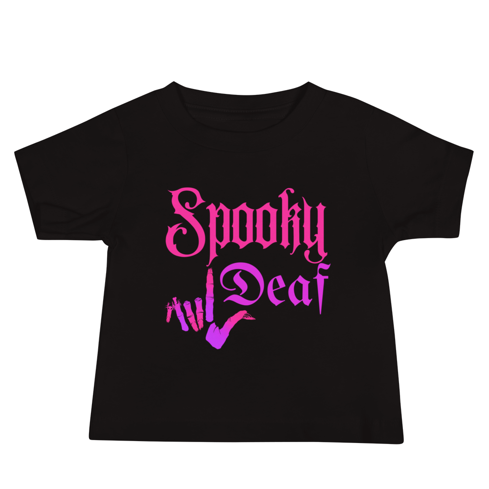 Spooky Deaf Baby Jersey Short Sleeve Tee