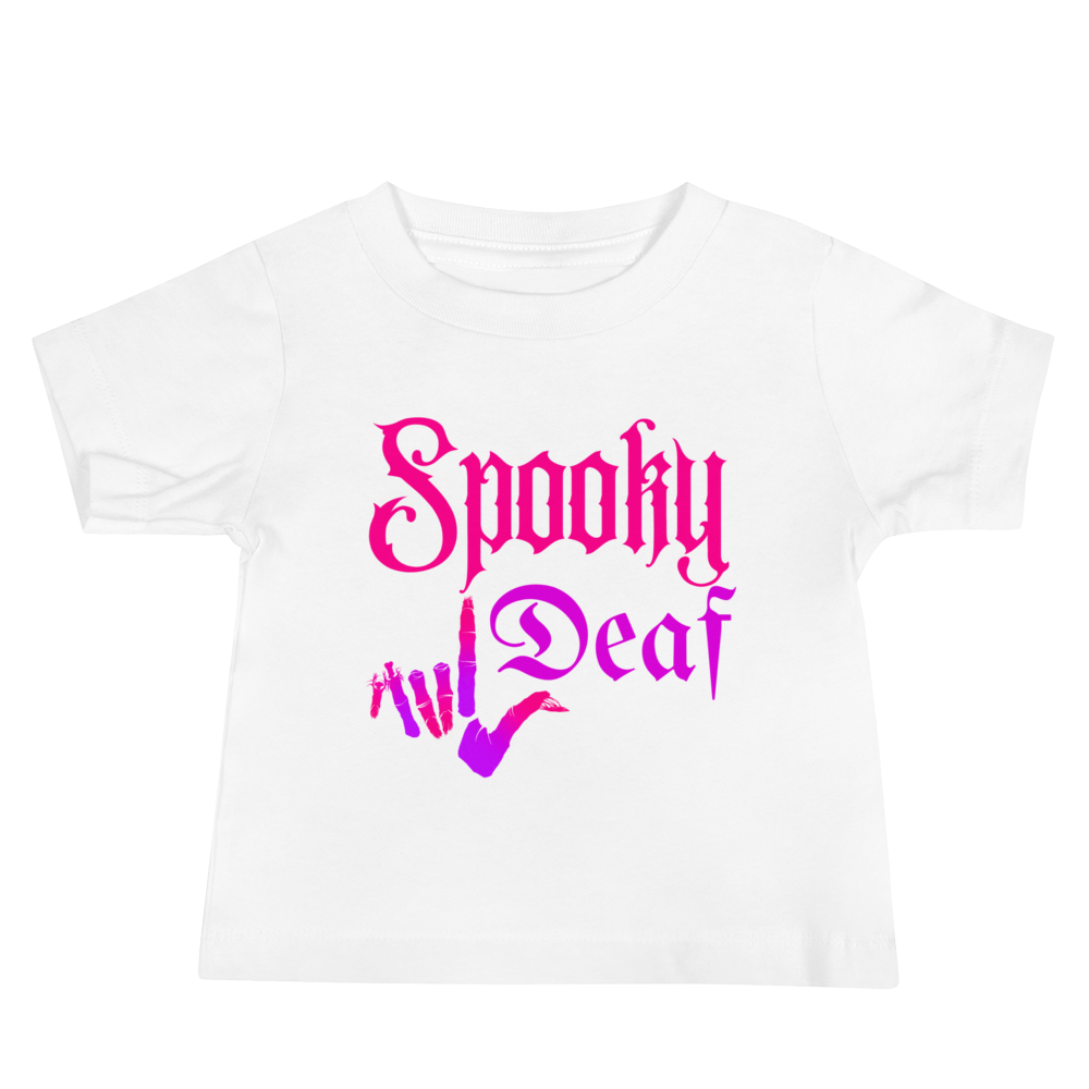 Spooky Deaf Baby Jersey Short Sleeve Tee