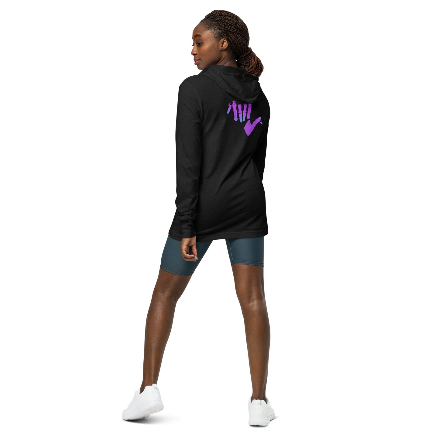 Walking Deaf Hooded Long-Sleeve Tee