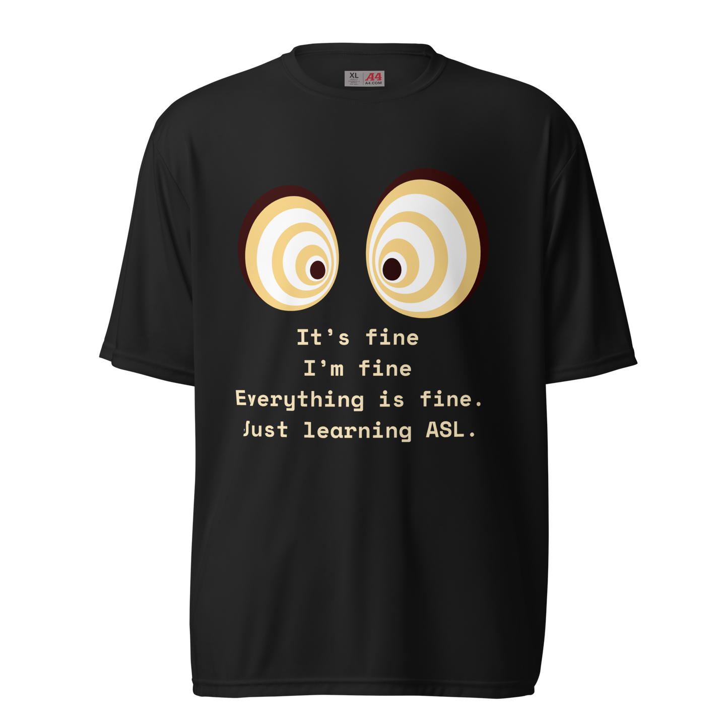 Just Learning ASL Unisex Performance T-Shirt