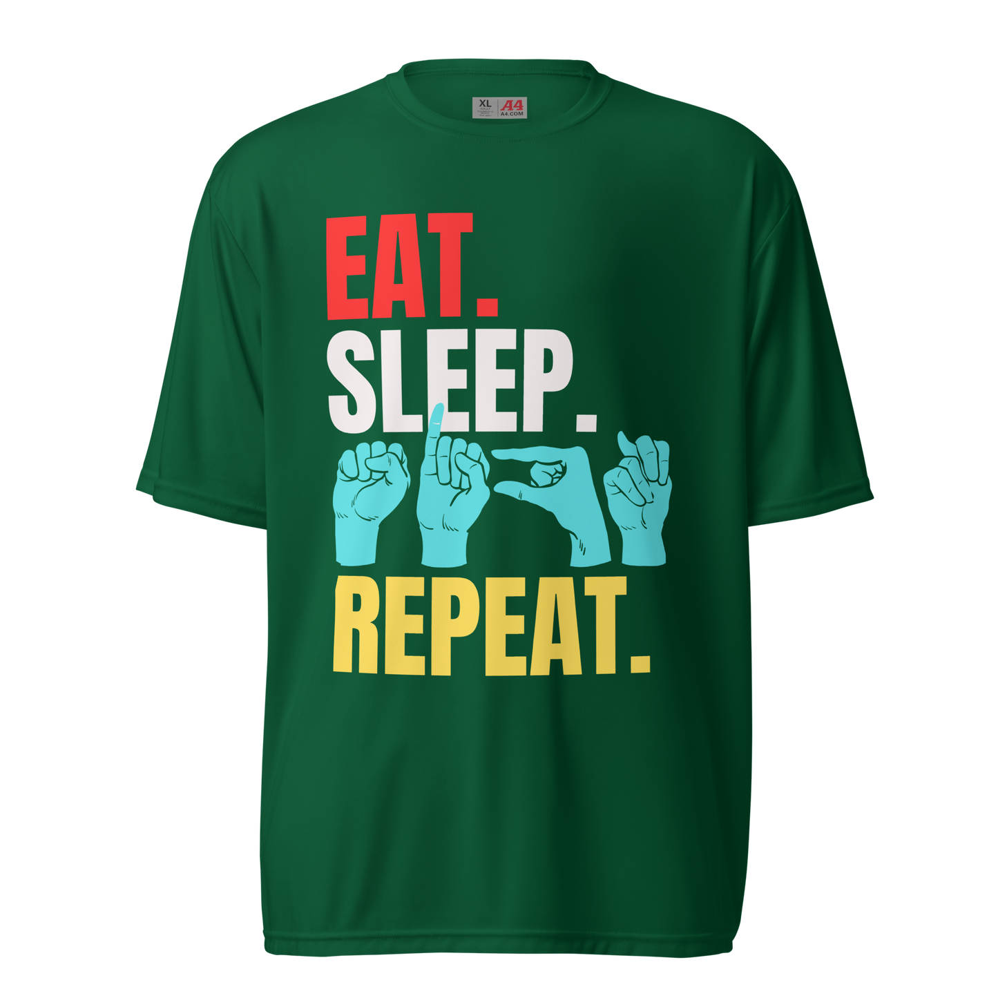 Eat Sleep Sign Repeat Unisex Performance T-shirt