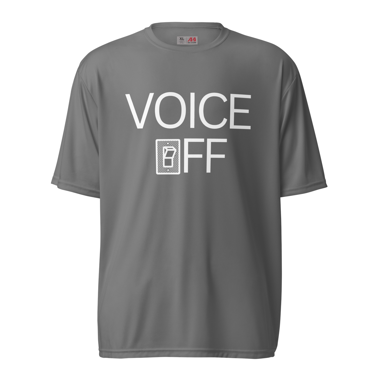 Voice Off Unisex Performance T-Shirt