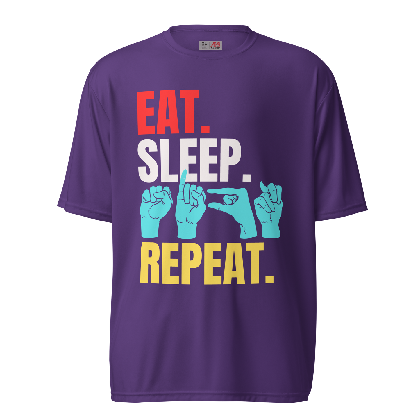 Eat Sleep Sign Repeat Unisex Performance T-shirt