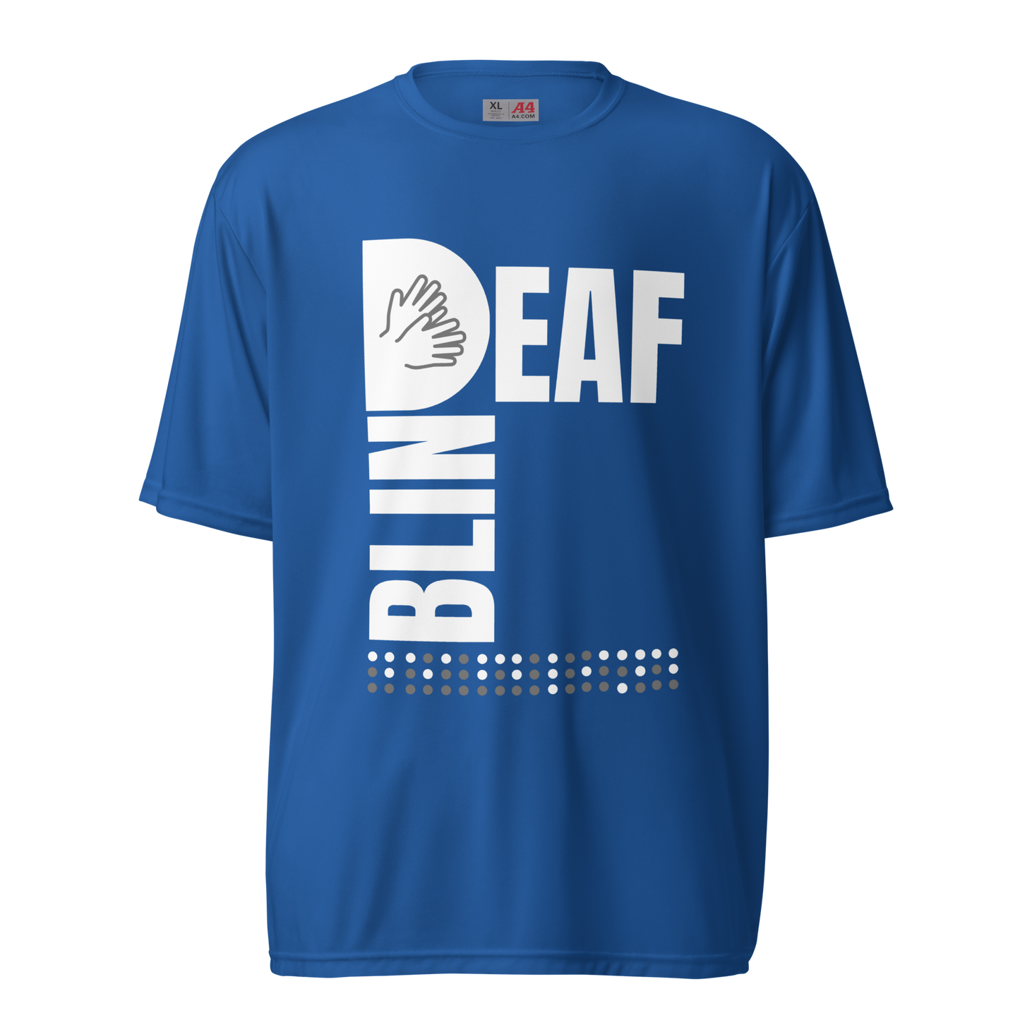 DeafBlind Unisex Performance T-Shirt