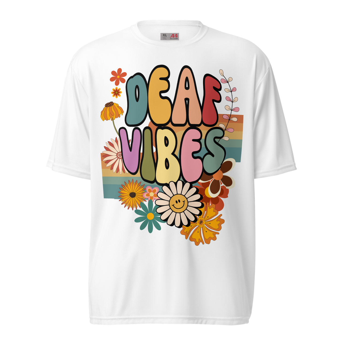 Deaf Vibes Unisex Performance T-Shirt