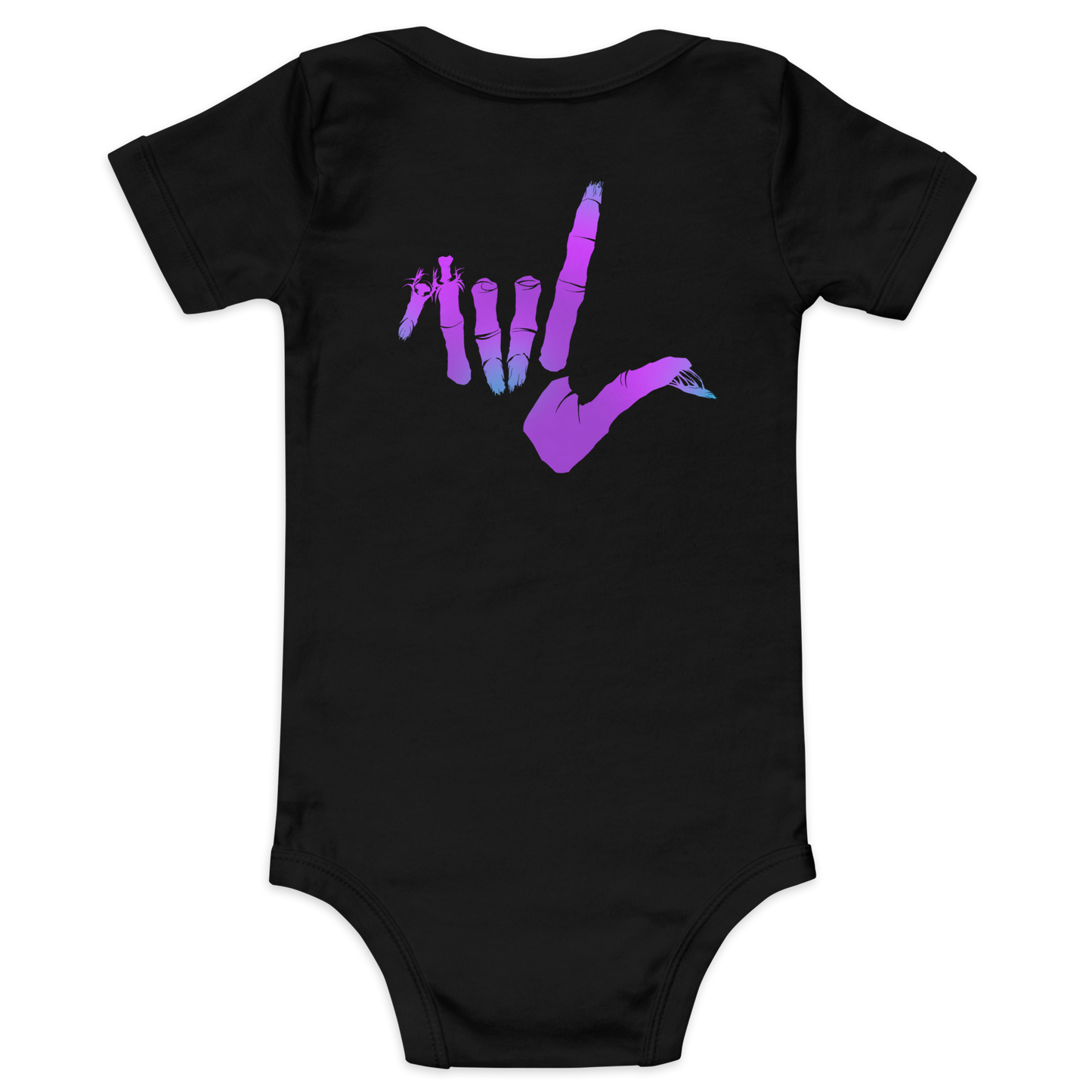 Walking Deaf Baby Short Sleeve One Piece