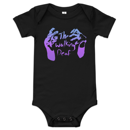 Walking Deaf Baby Short Sleeve One Piece