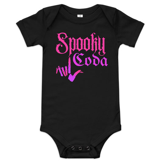 Spooky Coda Baby Short Sleeve One Piece