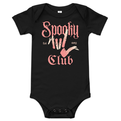 Spooky Club Baby Short Sleeve One Piece