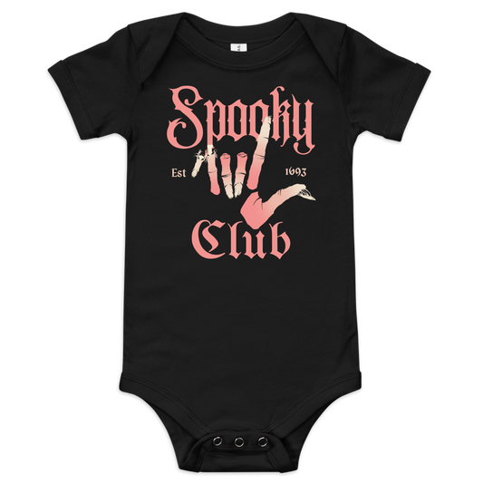 Spooky Club Baby Short Sleeve One Piece