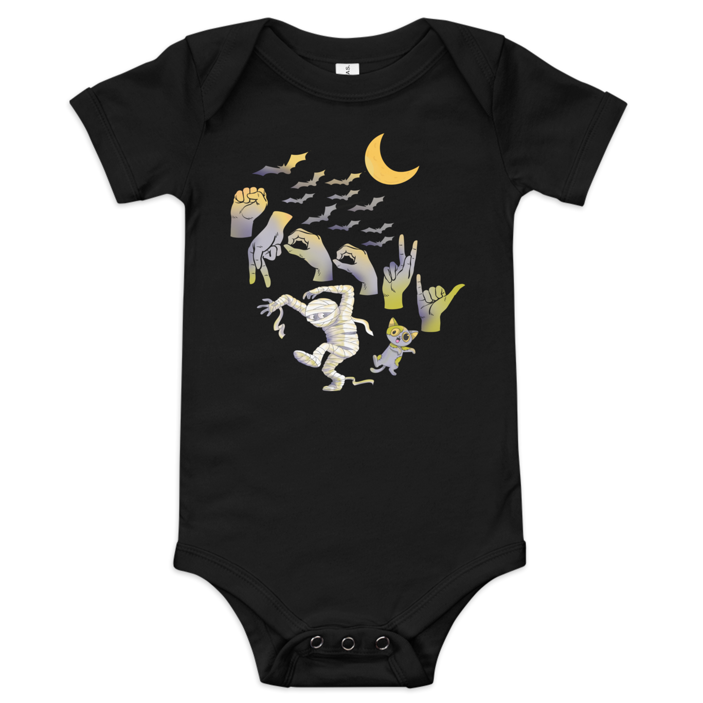 Spooky Baby Short Sleeve One Piece