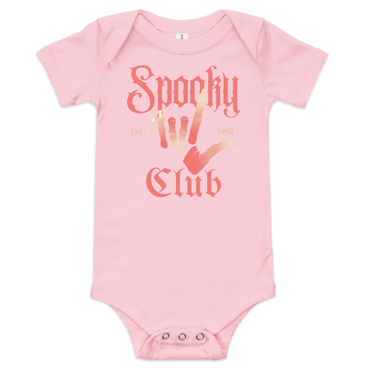 Spooky Club Baby Short Sleeve One Piece