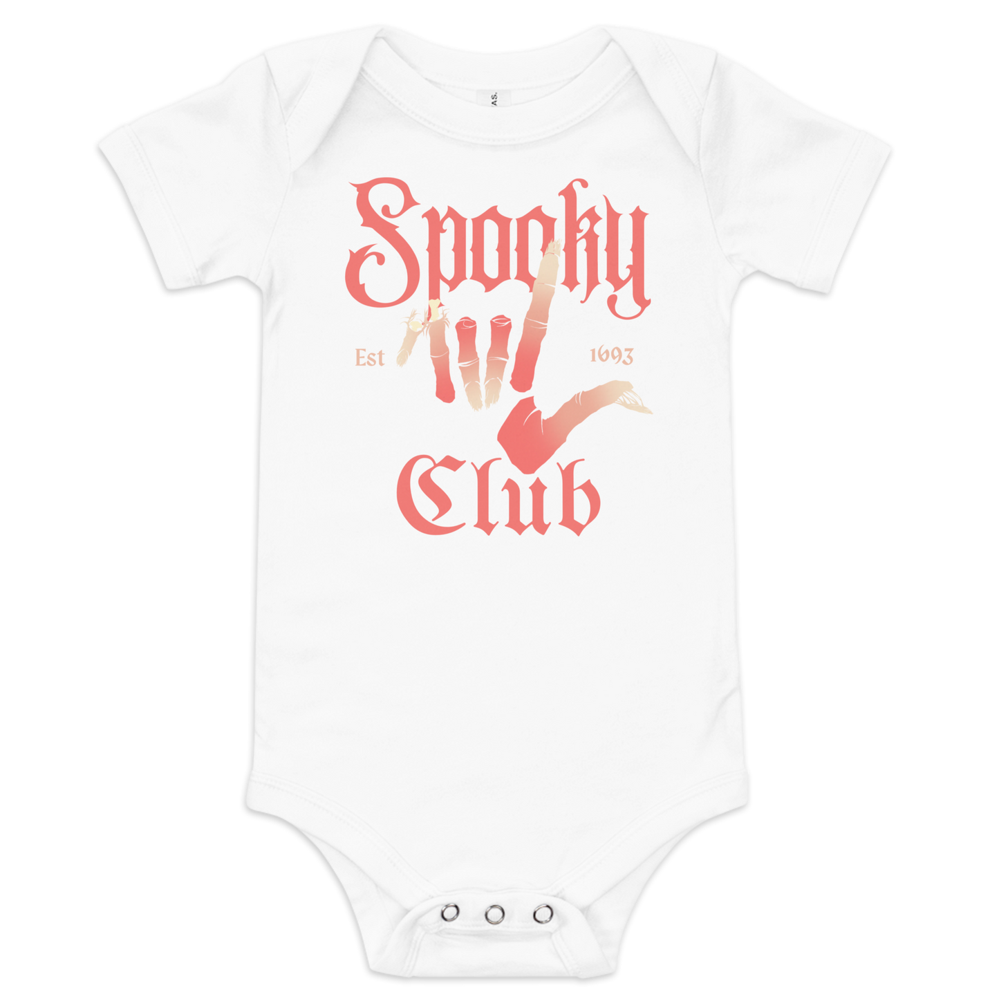 Spooky Club Baby Short Sleeve One Piece