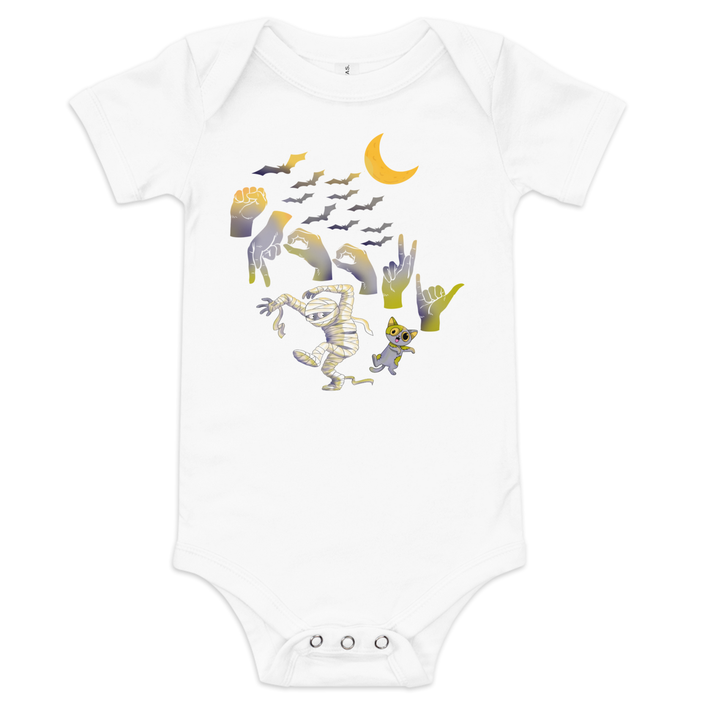 Spooky Baby Short Sleeve One Piece