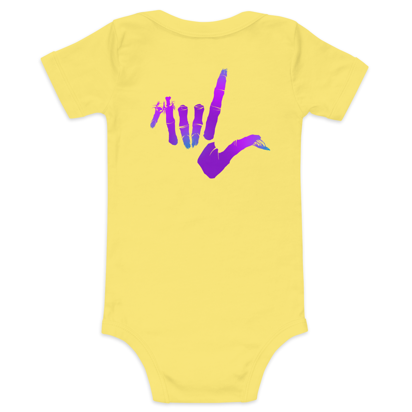 Walking Deaf Baby Short Sleeve One Piece