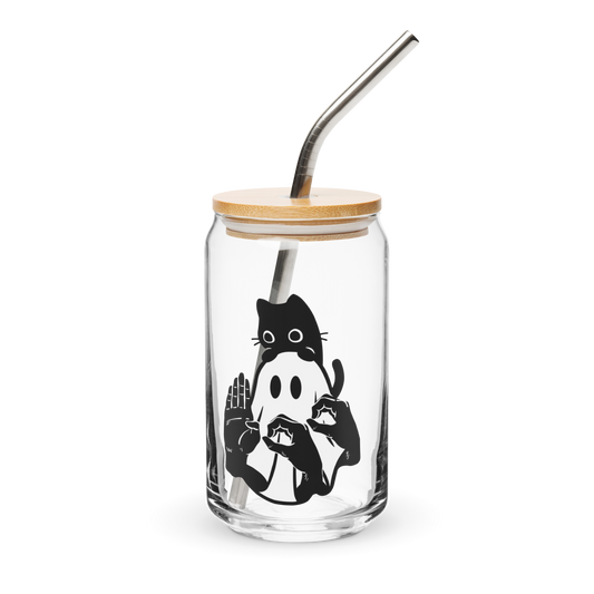 Boo! Can-Shaped Glass