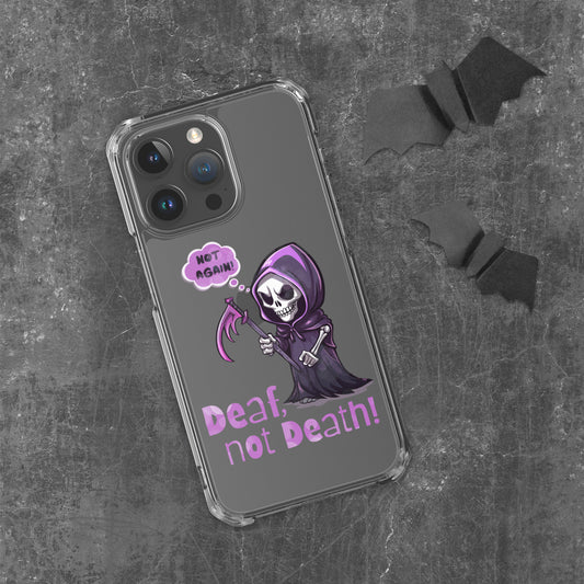 Deaf Not Death Clear Case for iPhone®