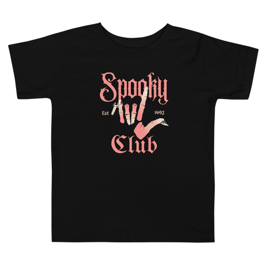 Spooky Club Toddler Short Sleeve Tee