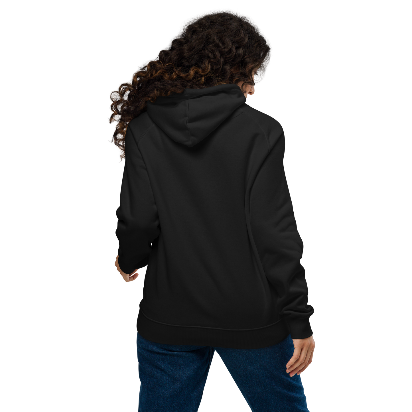 Spooky Deaf Unisex Eco Raglan Hoodie