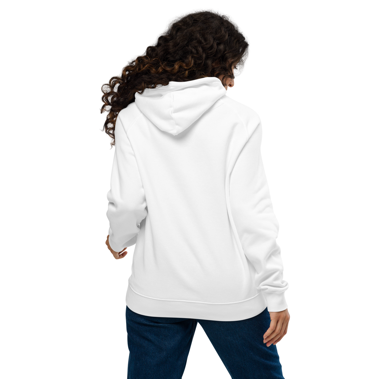 Spooky Deaf Unisex Eco Raglan Hoodie