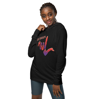 Oh Snap! Hooded Long-Sleeve Tee