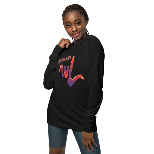 Oh Snap! Hooded Long-Sleeve Tee