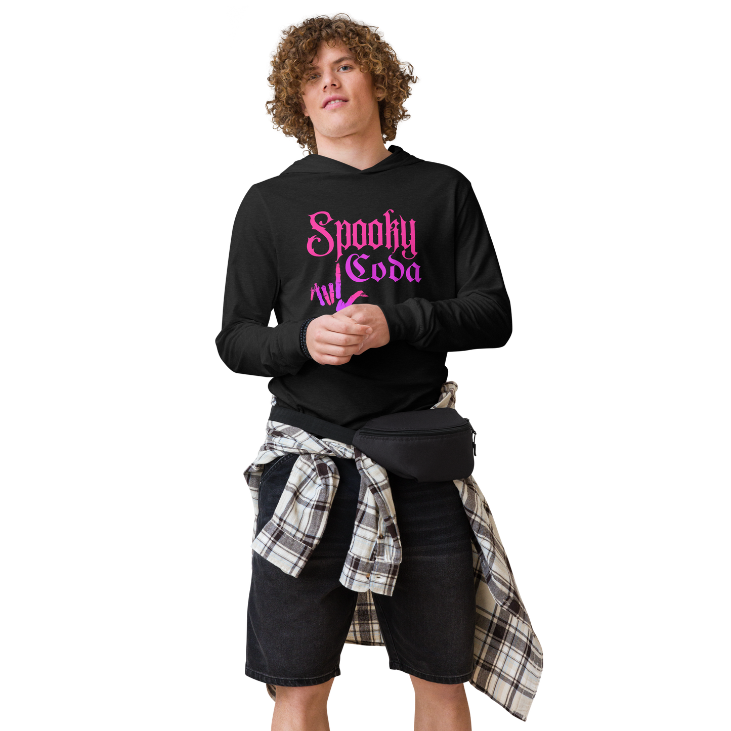 Spooky Coda Hooded Long-Sleeve Tee