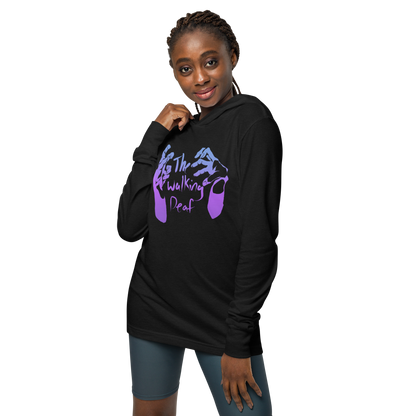 Walking Deaf Hooded Long-Sleeve Tee