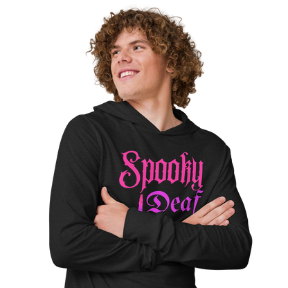 Spooky Deaf Hooded Long-Sleeve Tee