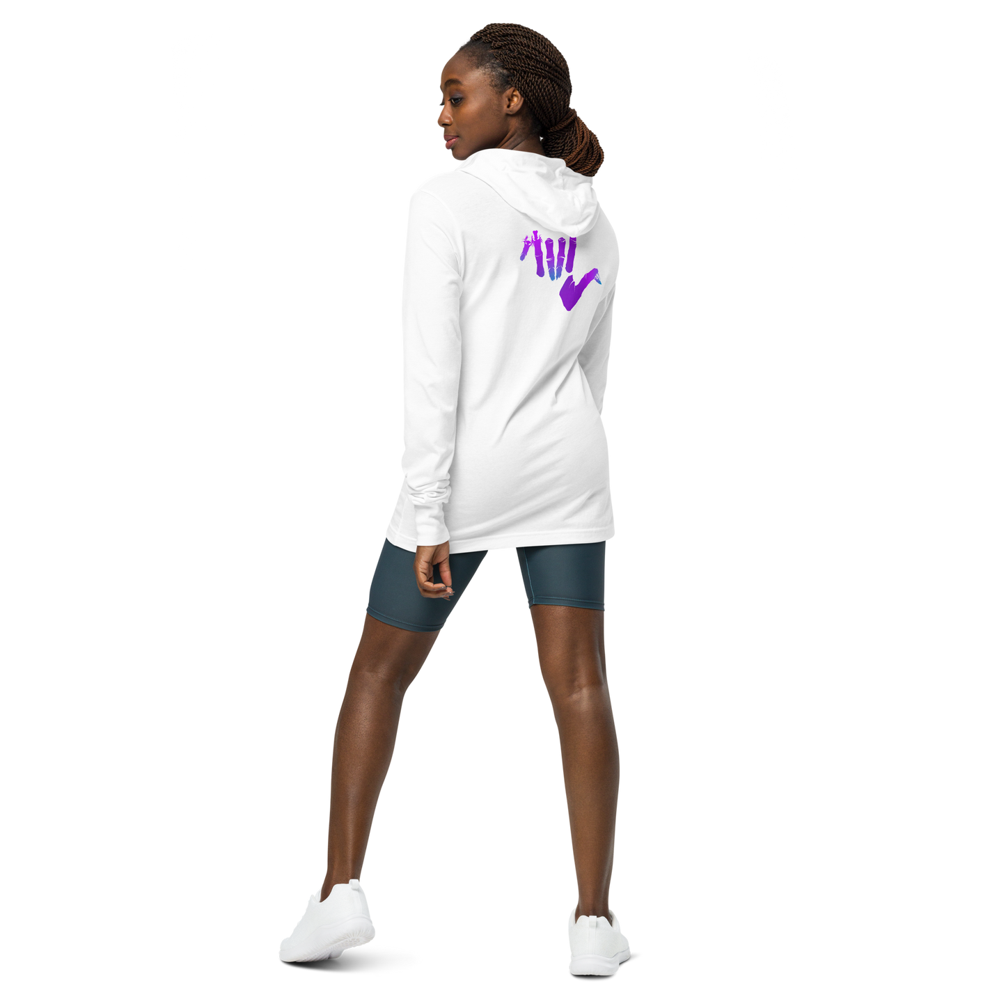 Walking Deaf Hooded Long-Sleeve Tee