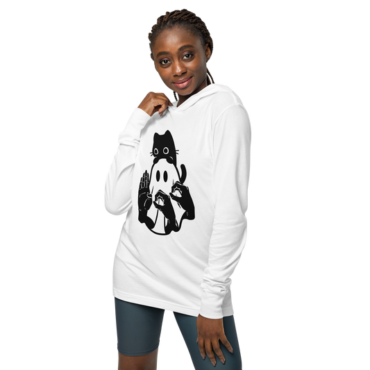 Boo! Hooded long-sleeve tee