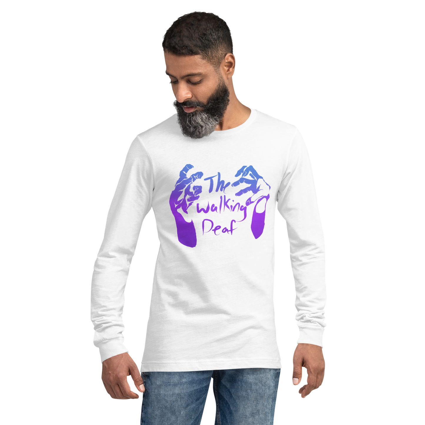 Walking Deaf Unisex Long Sleeve Tee