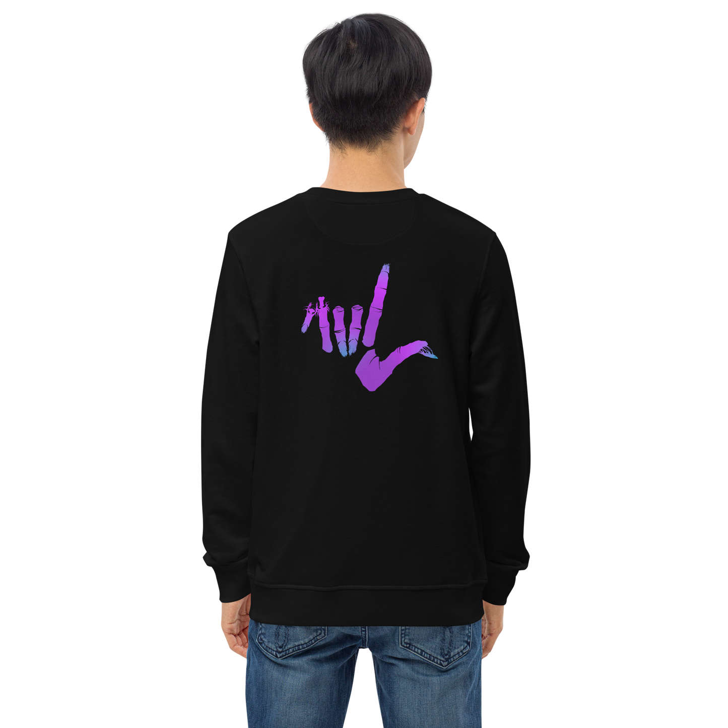 Walking Deaf Unisex Organic Sweatshirt