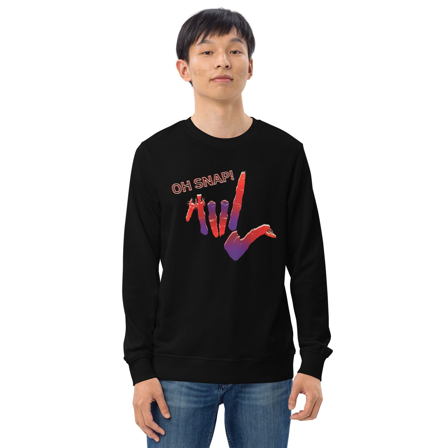 Oh Snap! Unisex Organic Sweatshirt