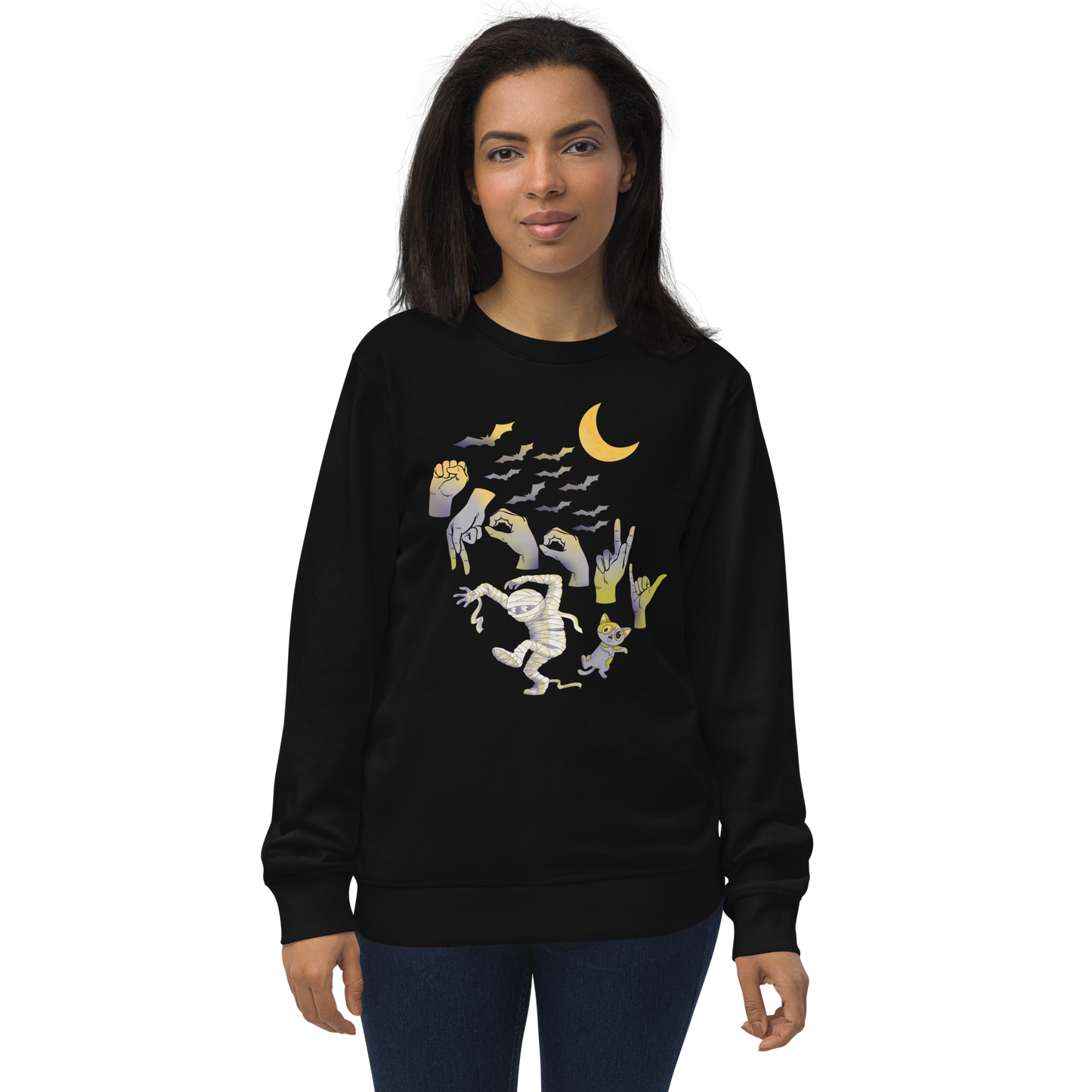 Spooky Unisex Organic Sweatshirt