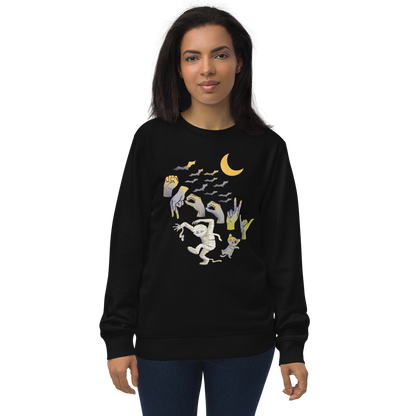 Spooky Unisex Organic Sweatshirt