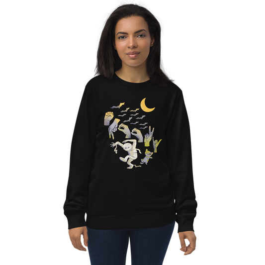 Spooky Unisex Organic Sweatshirt