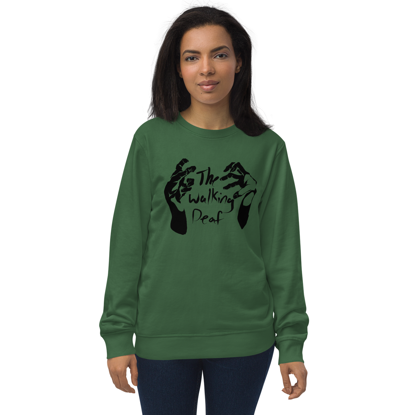 Zombie Hands Unisex Organic Sweatshirt