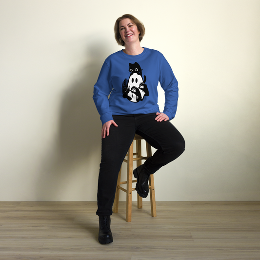 Boo! Unisex Organic Sweatshirt