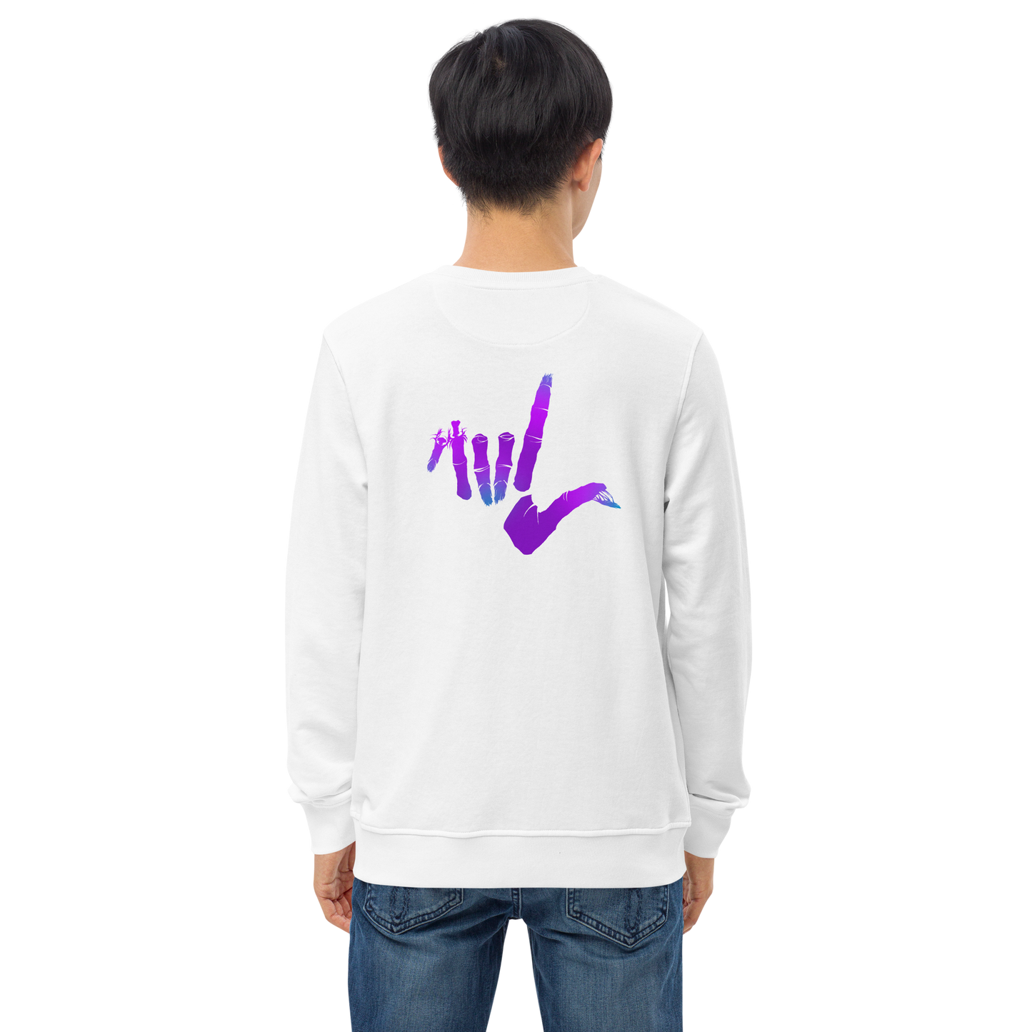 Walking Deaf Unisex Organic Sweatshirt