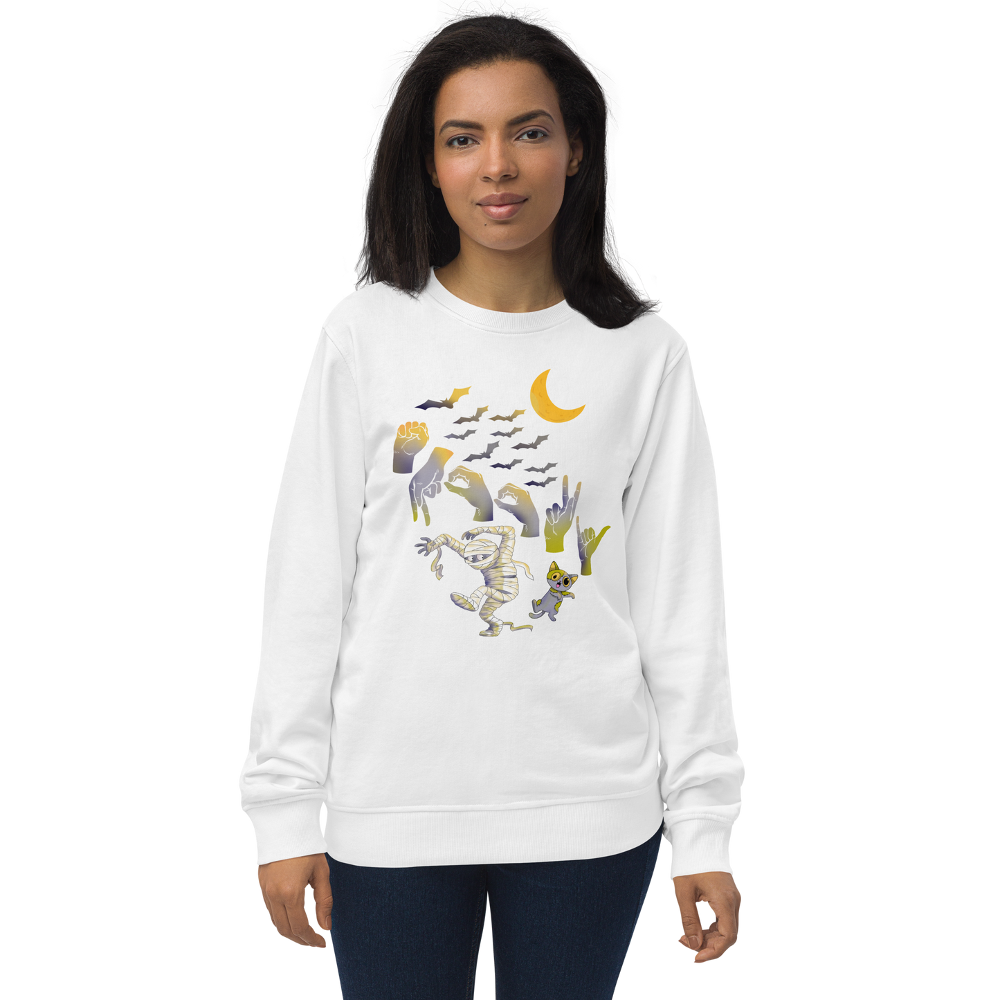 Spooky Unisex Organic Sweatshirt