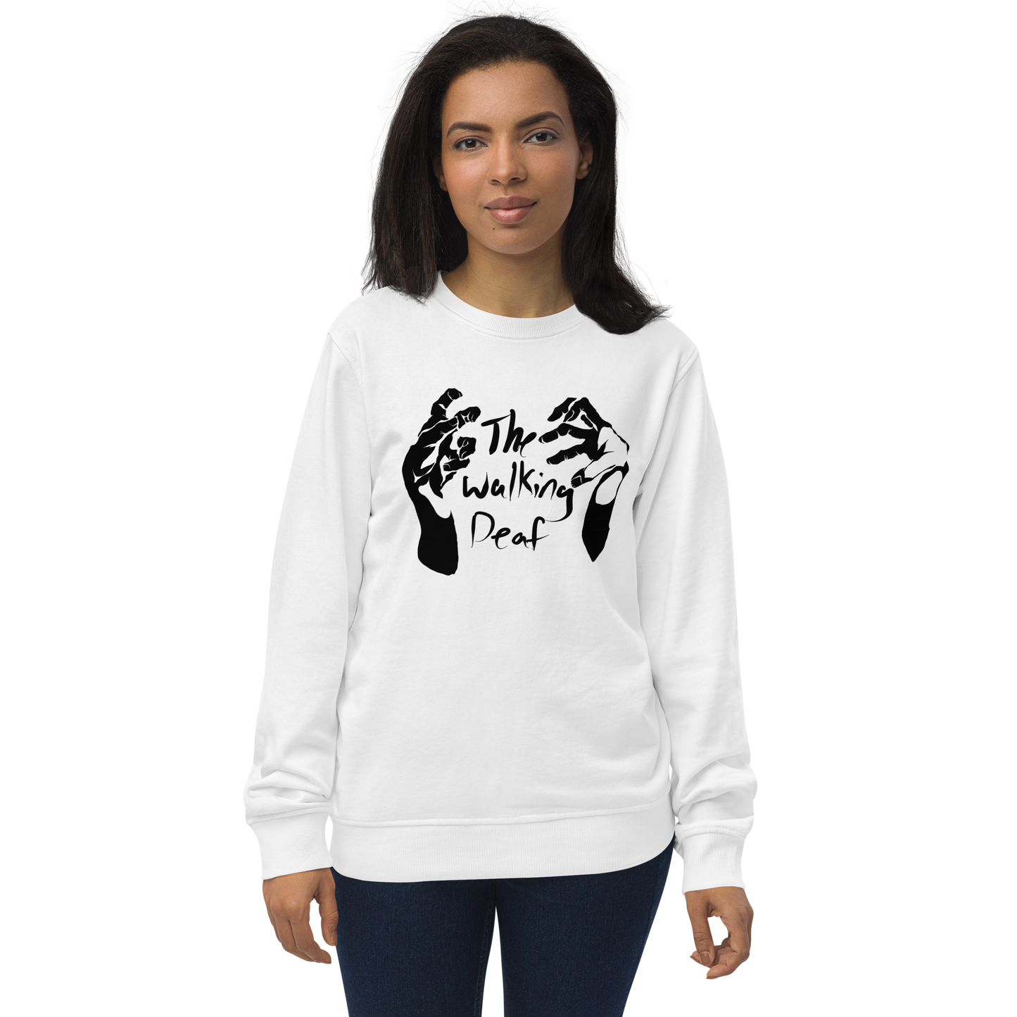 Zombie Hands Unisex Organic Sweatshirt