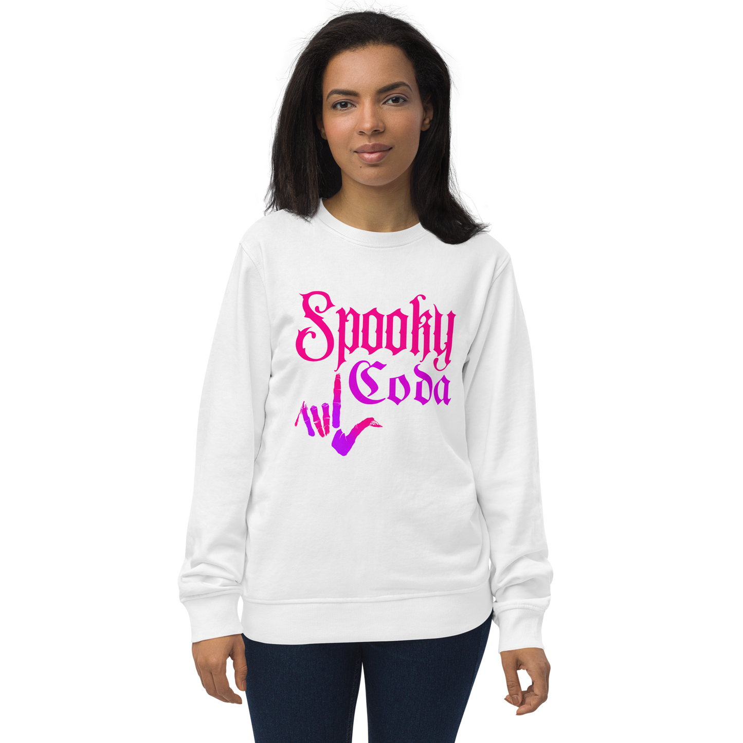 Spooky Coda Unisex Organic Sweatshirt