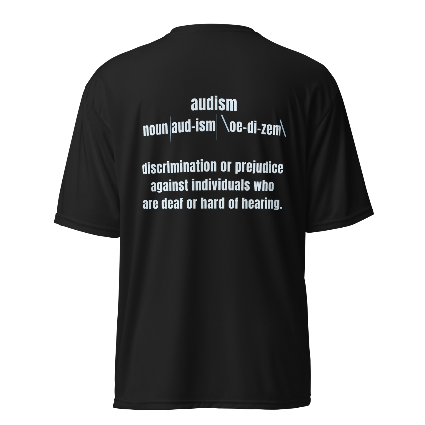 Fight Audism Unisex Performance T-Shirt