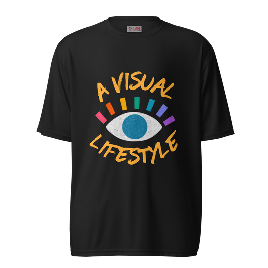 A Visual Lifestyle Unisex Performance T-Shirt
