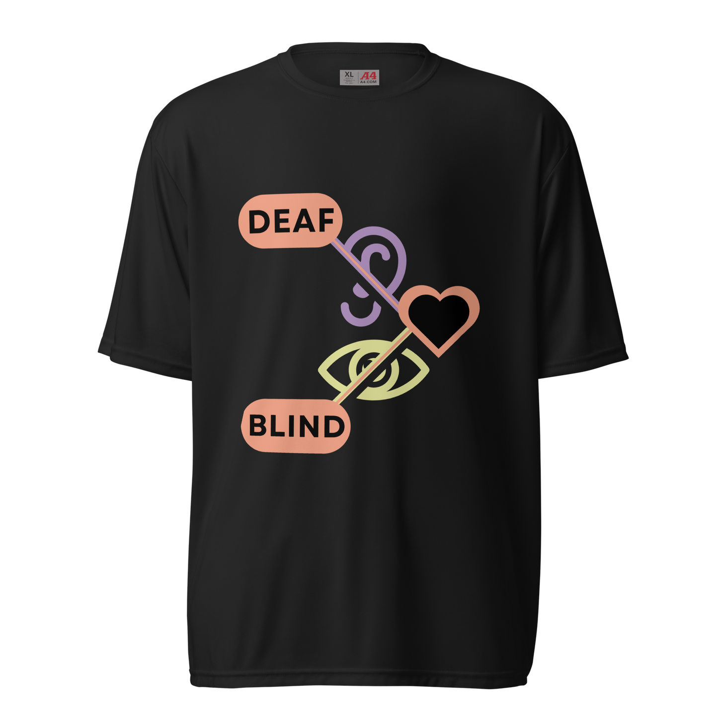 DeafBlind Identity Unisex Performance T-Shirt