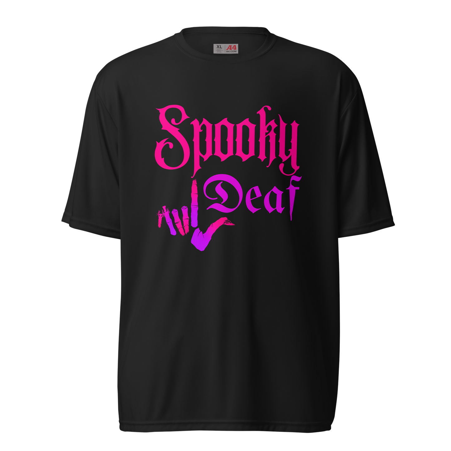 Spooky Deaf Unisex Performance T-Shirt