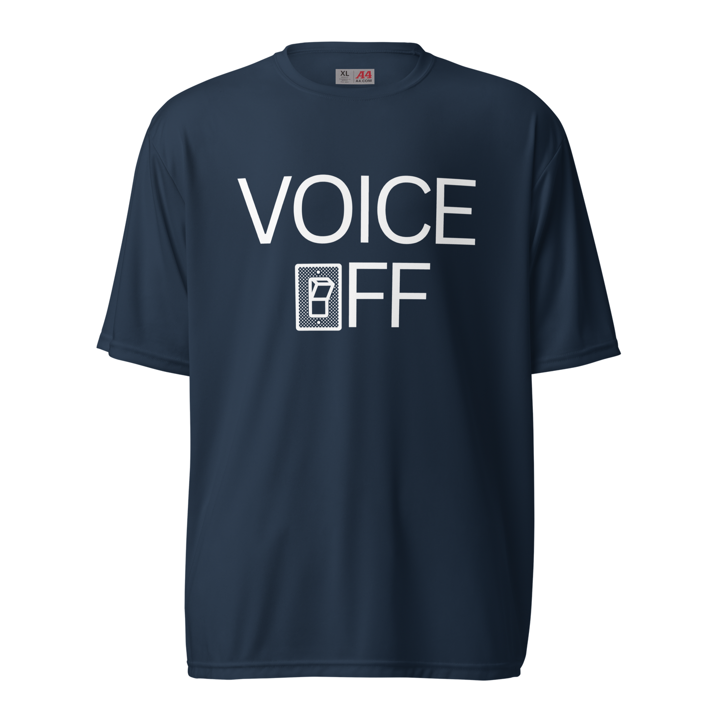 Voice Off Unisex Performance T-Shirt