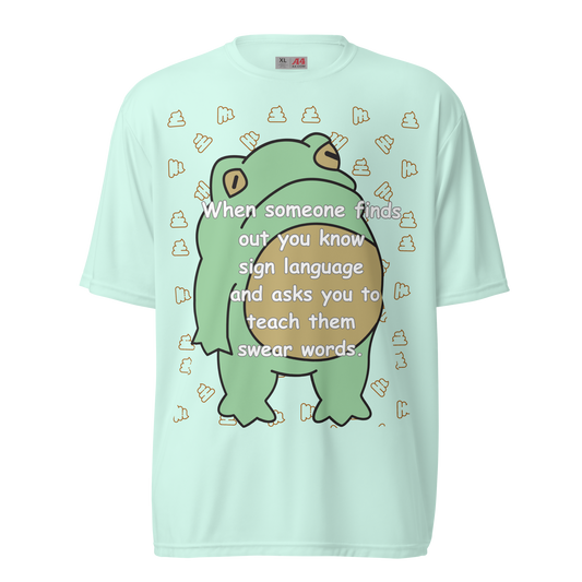 Fed Up Frog Unisex Performance T-Shirt