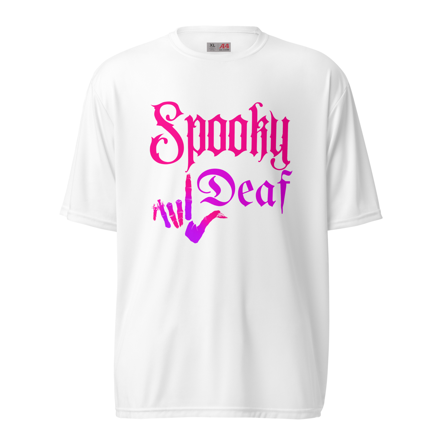 Spooky Deaf Unisex Performance T-Shirt